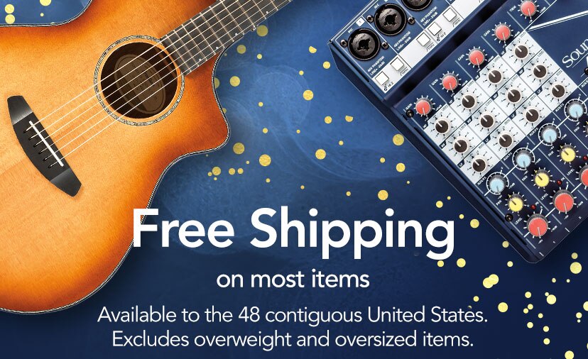free shipping on most items. Available to the 48 contiguous United States. Excludes overweight and oversized items.