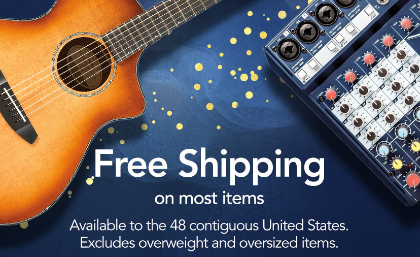 free shipping on most items. Available to the 48 contiguous United States. Excludes overweight and oversized items.