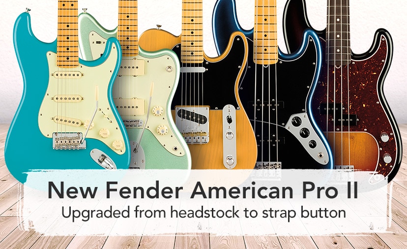 American Pro II - New From Fender. Upgraded from headstock to strap button, these dial is up to II