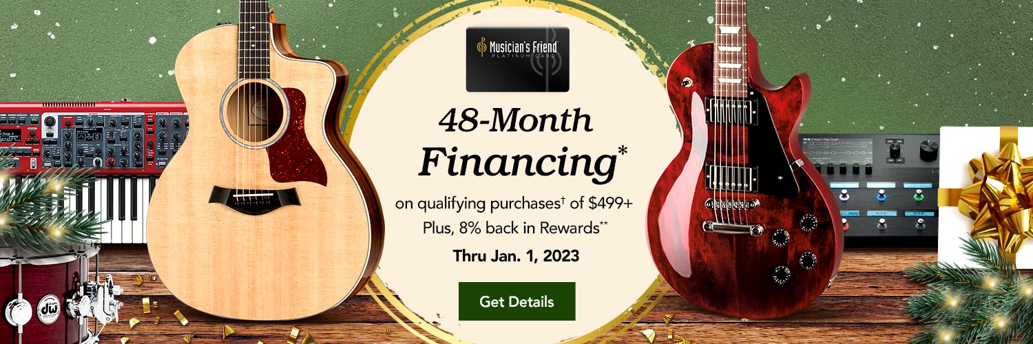 48-Month Financing on qualifying purchases of 499 dollars or more. Plus 8 percent back in Rewards. Thru January 1, 2023. Get Details.