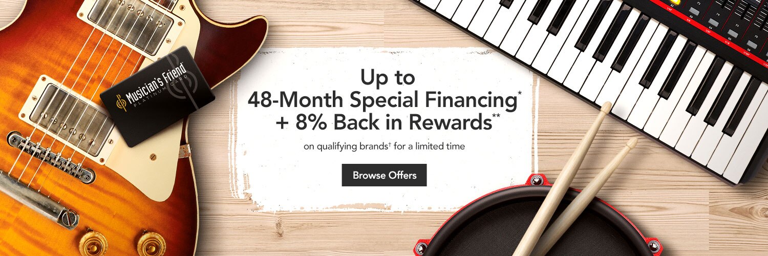 Up to 48-Month Special Financing + 8% Back in Rewards** on qualifying brands* for a limited time.