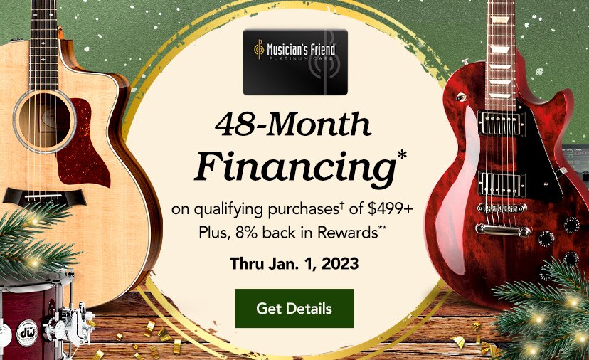 48 Month Financing on qualified purchases of 499 plus dollars. Plus 8 percent back in rewards. Thru January 1, 2023. Get Deals.
