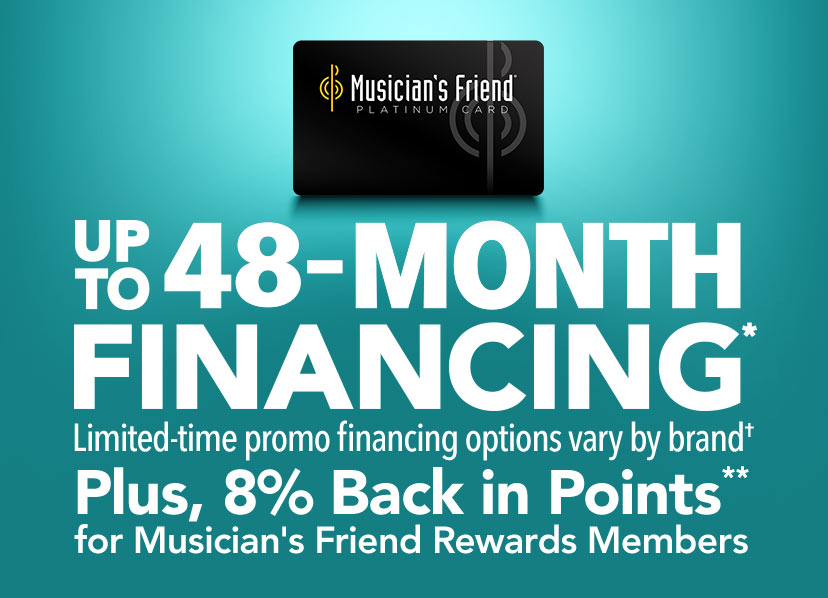 Up to 48-Month Special Financing* on qualifying brands* plus 8% back in points for rewards members*. Limited Time.