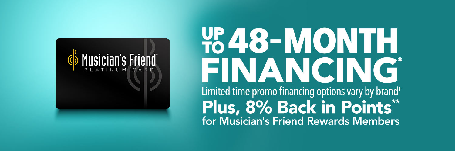 48-Month Financing on qualifying purchases of $499+. Plus 8% back in Rewards.