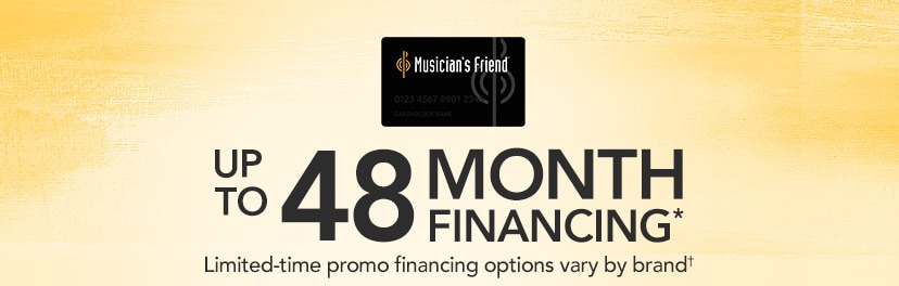 Up to 48 Month Financing. Limited-time promo financing option vary by brand.