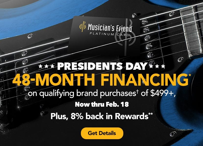 Presidents Day. 48-month financing on qualifying brand purchases of 499 dollars or more, not thru February 18, 2026. Plus 8 percent back in rewards. Get details.
