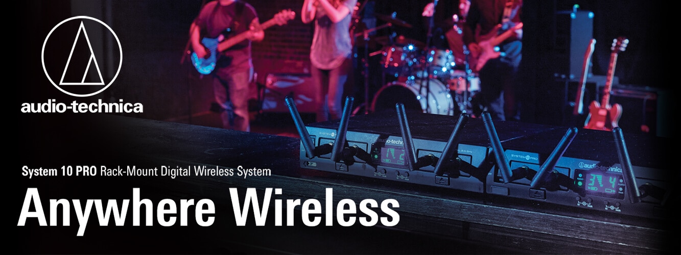 Anywhere Wireless System 10 Rack-Mount Digital Wireless System