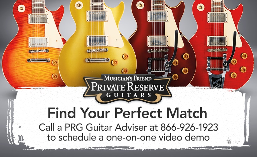 Find Your Perfect Match. Call a PRG Guitar Adviser at 866-926-1923 to schedule a one-on-one video demo. Shop Private Reserve Guitars