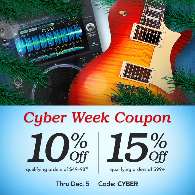 Cyber Week Coupon. 10% off qualifying orders of $49-98.99. 15% off qualifying orders of $99+. Code: CYBER. Shop now thru Dec. 5