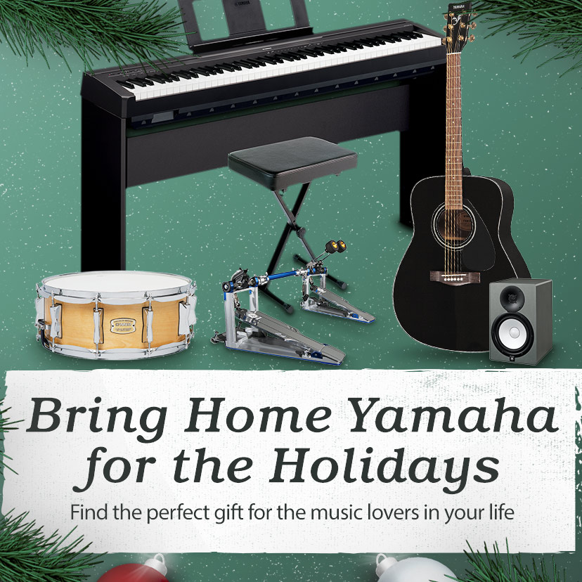 Bring Home Yamaha for the Holidays. Find the perfect gift for the music lovers in your life. Shop now