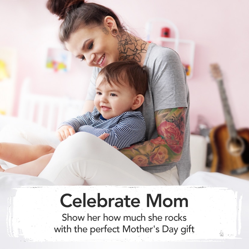 Celebrate Mom. Show her how much she rocks with the perfect Mother's Day gift
