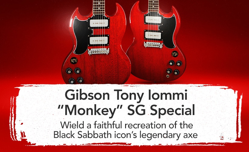 Gibson Tony Iommi "Monkey" SG Special. Wield a faithful recreation of the Black Sabbath icon’s legendary axe. Shop Now.