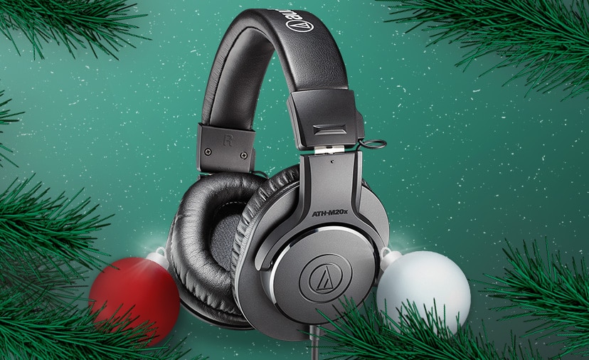 Give the Gift of Audio-Technica. ATH-M20x headphones are a perfect present for studio pros and audio enthusiasts. Shop now