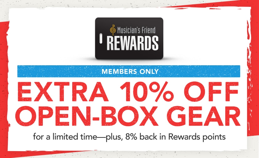 Members Only. Extra 10% Off Open-Box Gear for a limited time. Plus, 8% back in Rewards points. Shop now