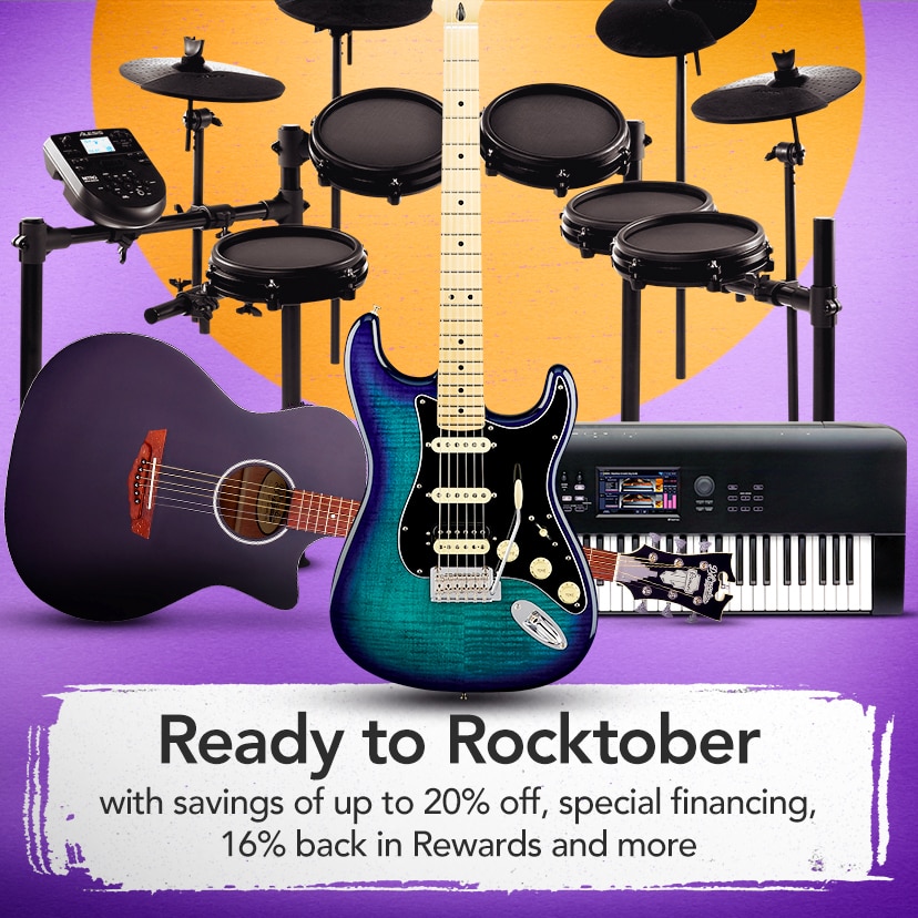 Ready to Rocktober with savings of up to 20% off, special financing and 16% back in Rewards and more. Shop Now