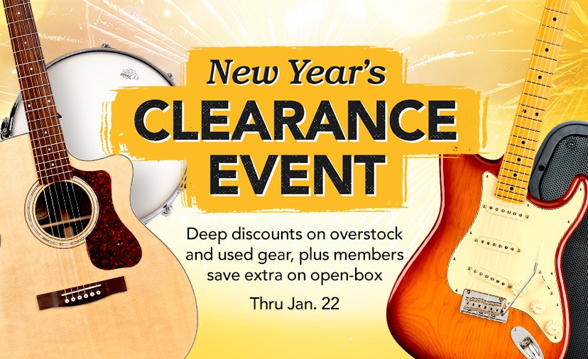 New Year's Clearance Event. Deep discounts on overstock and used gear, plus members save extra on open-box. Thru 1/22. Shop Now