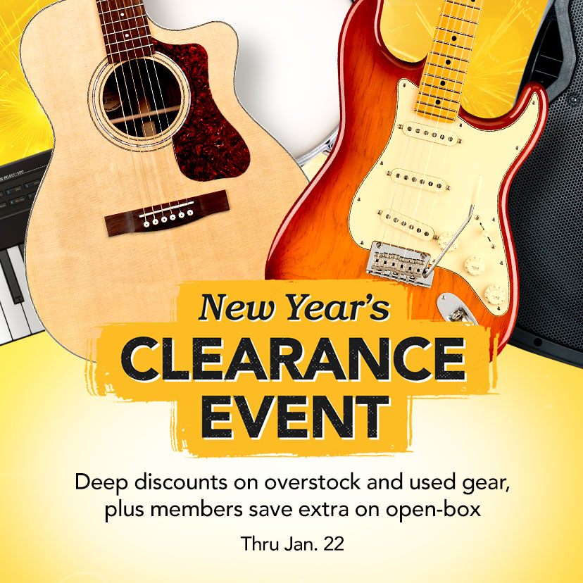 New Year's Clearance Event. Deep discounts on overstock and used gear, plus members save extra on open-box. Thru 1/22. Shop Now