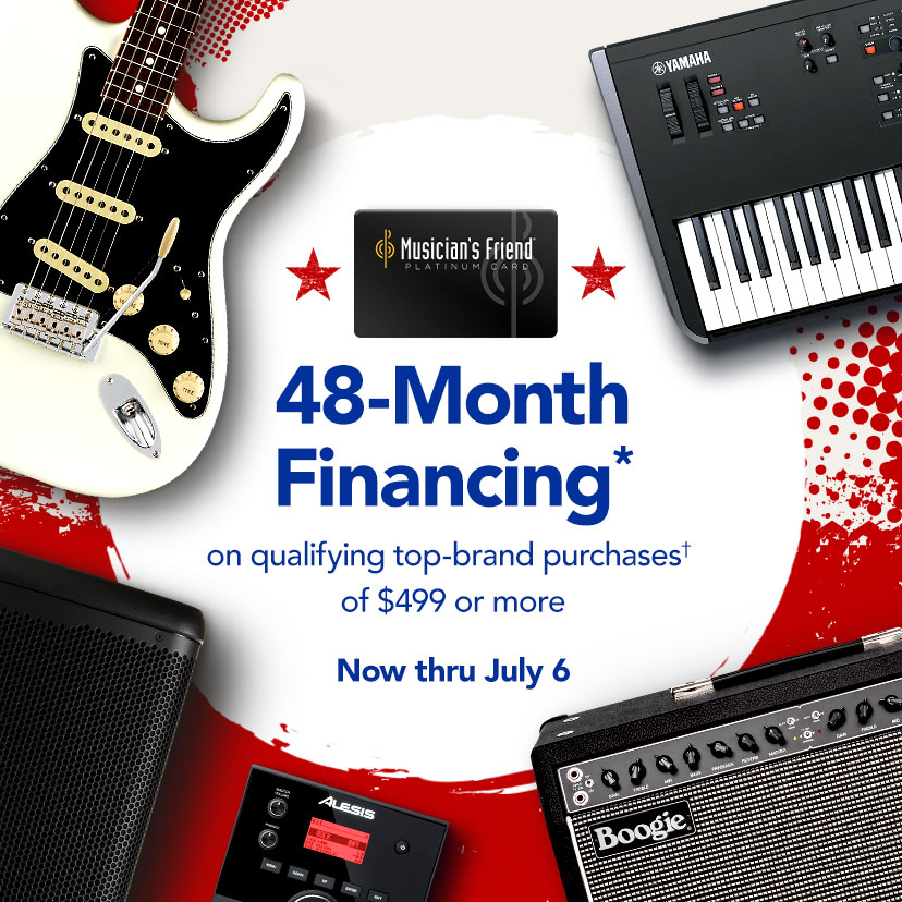 Fourth of July 48-Month Financing* on qualifying top-brand purchases† of $499 or more. Now thru July 6. Get Details.