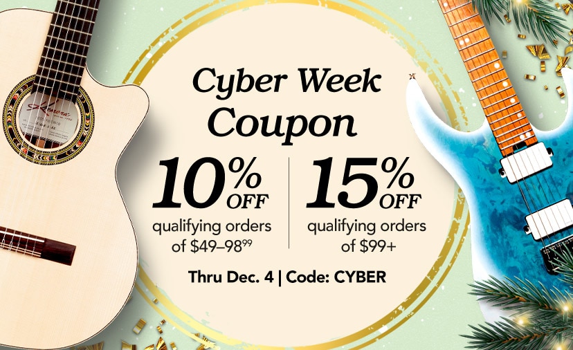 Cyber Week Coupon. 10% off qualifying orders of $49-98.99. 15% off qualifying orders of $99+. Code CYBER. Shop or call 877-560-3807 thru 12/4