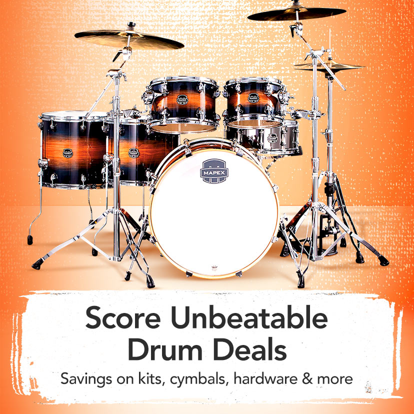 Score Unbeatable Drum Deals. Snag limited-time savings on kits, cymbals, hardware & more. Shop Now