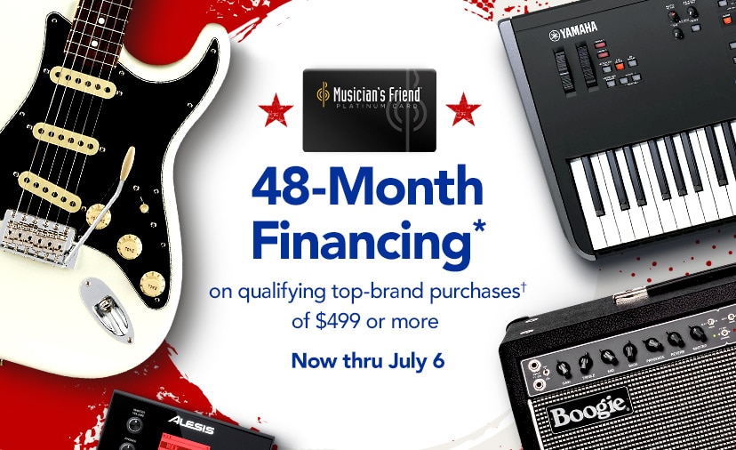 Fourth of July 48-Month Financing* on qualifying top-brand purchases† of $499 or more. Now thru July 6. Get Details.