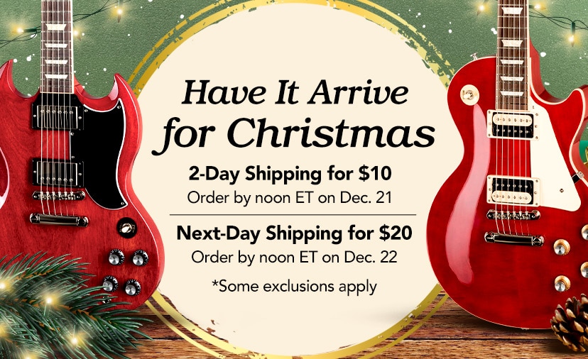 Have It Arrive by 12/25. $10 2-Day shipping. Order by noon ET on 12/21. $20 Next-Day shipping. Order by noon ET on 12/22. Exclusions apply. Get Details