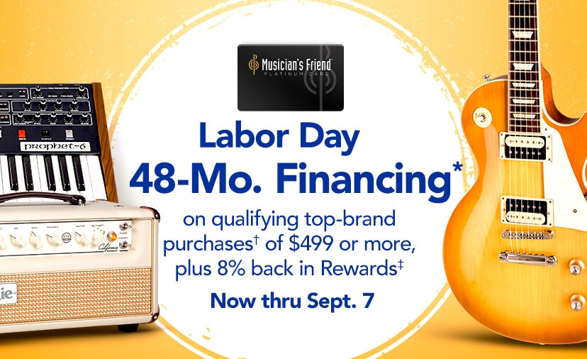 Labor Day 48-Month Financing* on qualifying top-brand purchases† of $499 or more, plus 8% back in Rewards‡ now thru Sept. 7. Get Details