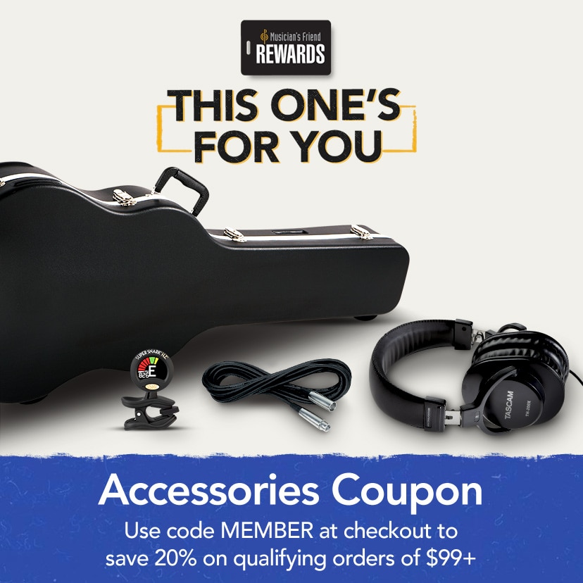 This One's for You. Accessories coupon. Use code MEMBER at checkout to save 20% on qualifying orders of $99+