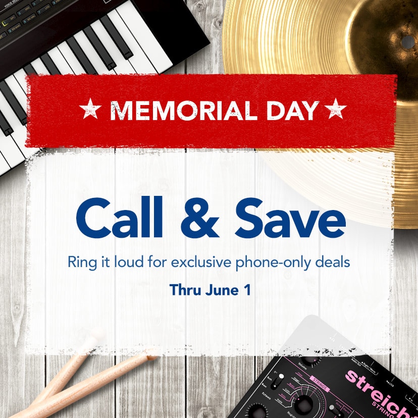 Memorial Day Call & Save. Ring it loud for exclusive phone-only deals thru June 1. Get Details or Call 877-560-3807