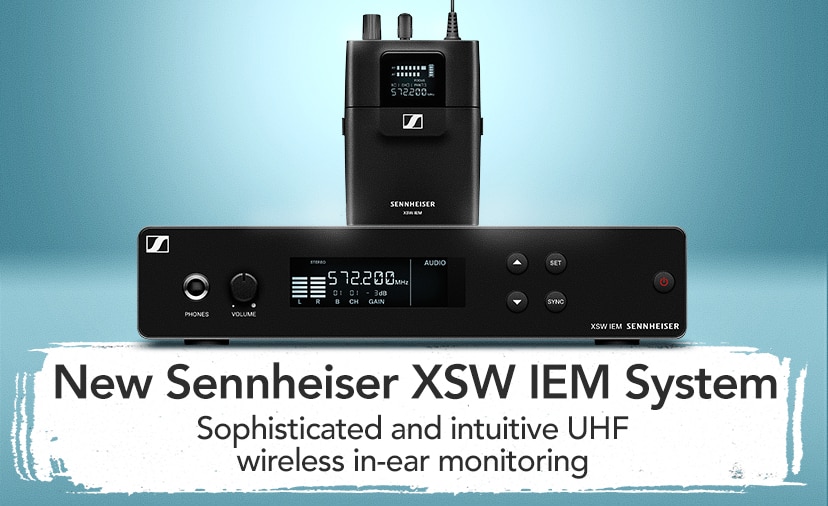 New Sennheiser XSW IEM System. Sophisticated and intuitive UHF wireless in-ear monitoring. Shop Now