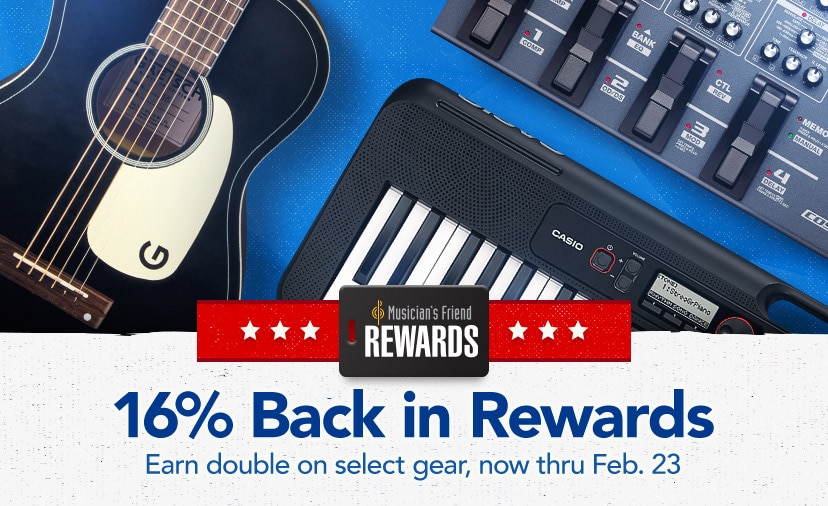 16% Back in Rewards. Members earn double on select gear for Presidents Day, now thru Feb. 23. Shop Now