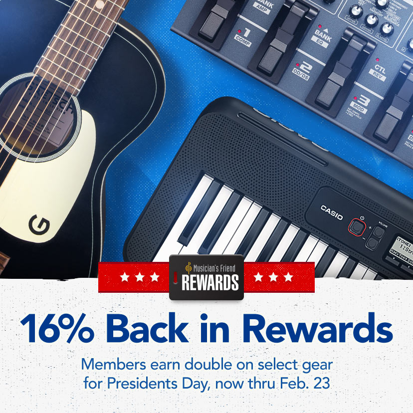 16% Back in Rewards. Members earn double on select gear for Presidents Day, now thru Feb. 23. Shop Now