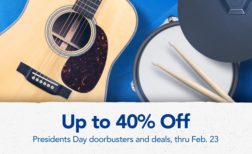 Presidents Day. Up to 40% Off Doorbusters & Deals. Monumental savings for every player, now thru Feb. 23. Shop Now