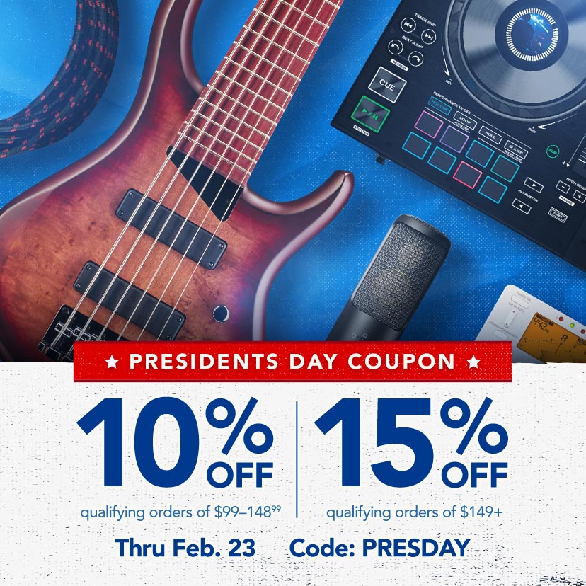 Presidents Day Coupon. 10% off qualifying orders of $99-148.99. 15% off qualifying orders of $149+. Code: PRESDAY. Shop now thru Feb. 23