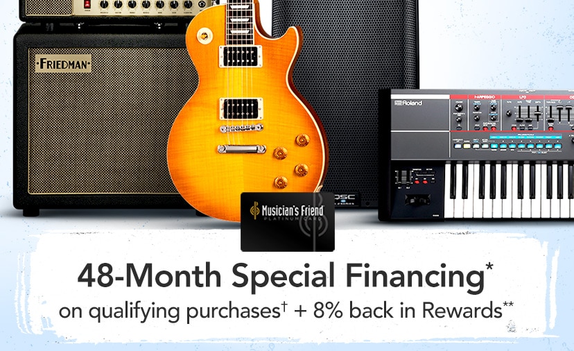 [Platinum Card] 48-Month Financing* on qualifying brand purchases&dagger; of $499+ now thru March 26, plus 8% back in Rewards**. Get Details