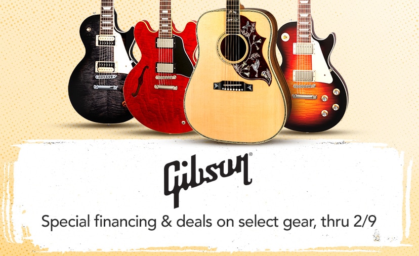 Special financing & deals on select gear, thru 2/9