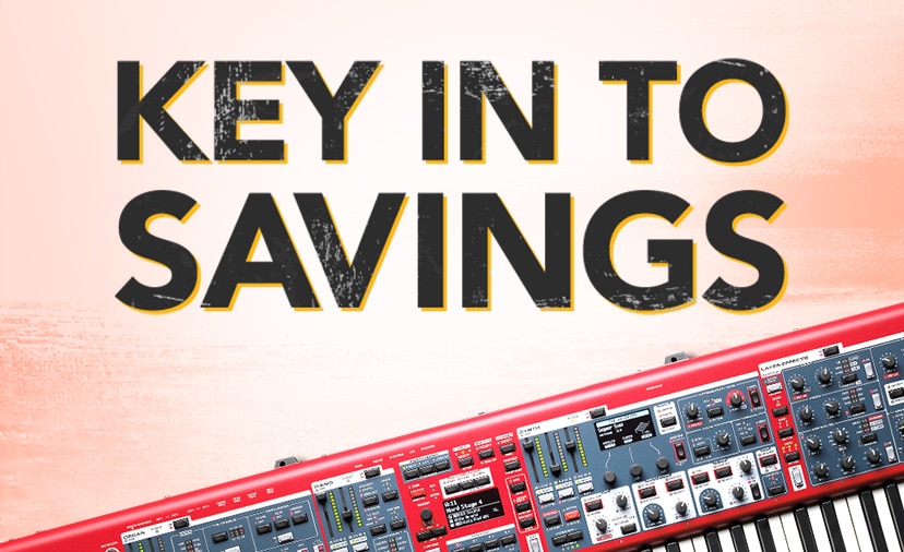 Calling All Keys & Synth Players. Key in to savings of up to 25% off, special financing & more. Shop Now