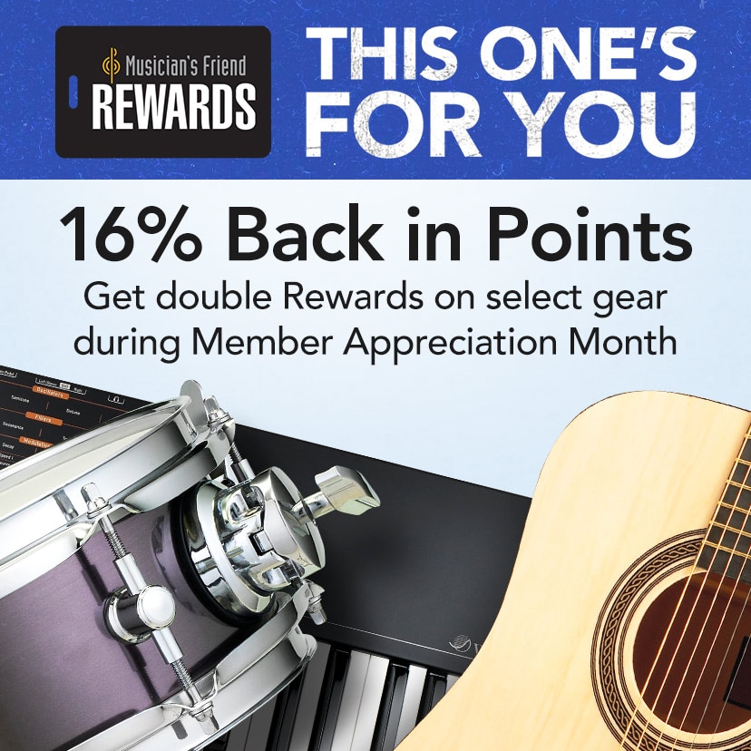 This One's for You. 16% Back in Points. Get double Rewards on select gear during Member Appreciation Month. Shop Now