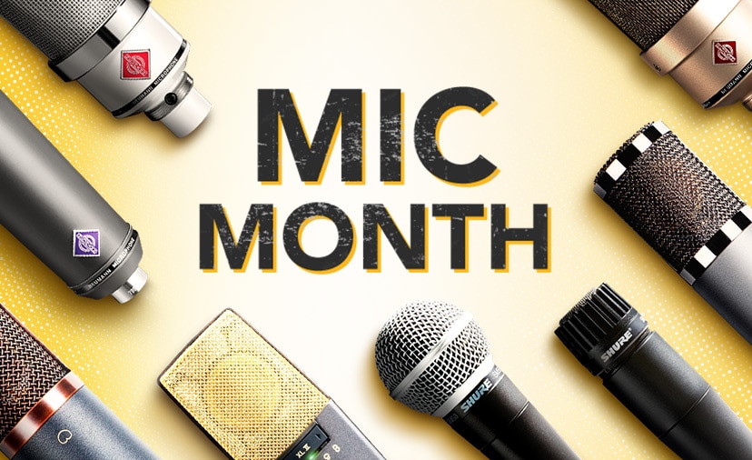 Mic Month. Step up to the mic with financing on top brands, deals of up to 30% off and more. Shop Now