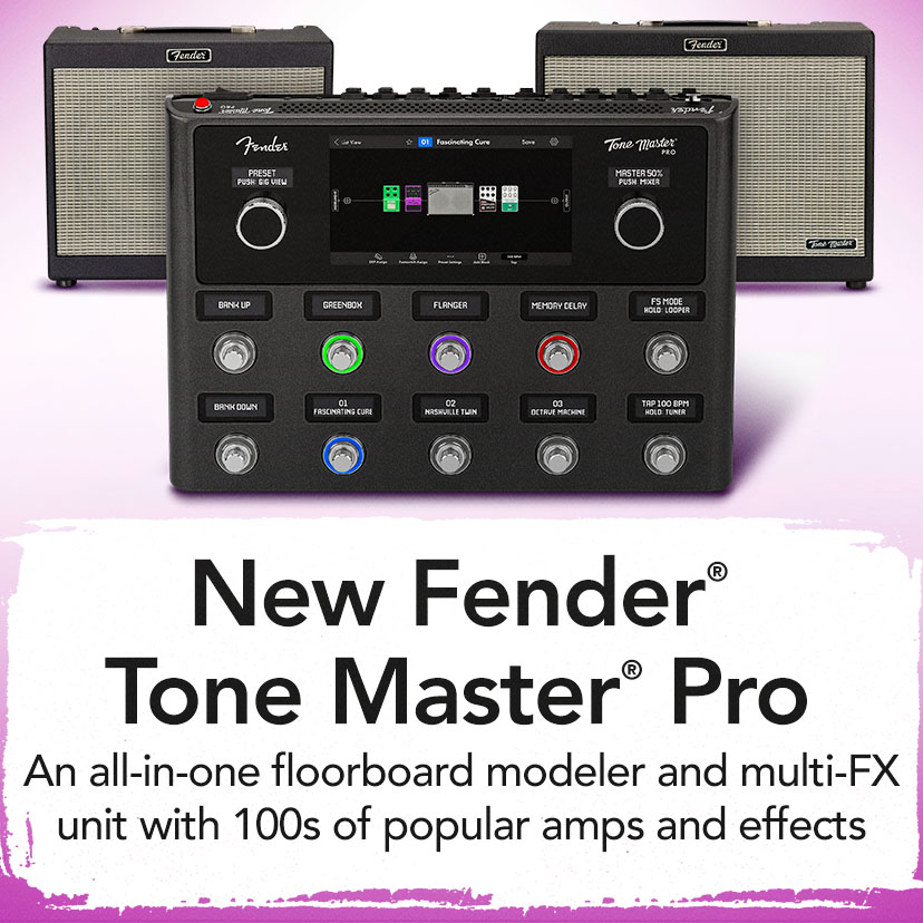 New Fender(r) Tone Master(r) Pro. An all-in-one floorboard modeler and multi-FX unit with 100s of popular amps and effects. Shop Now