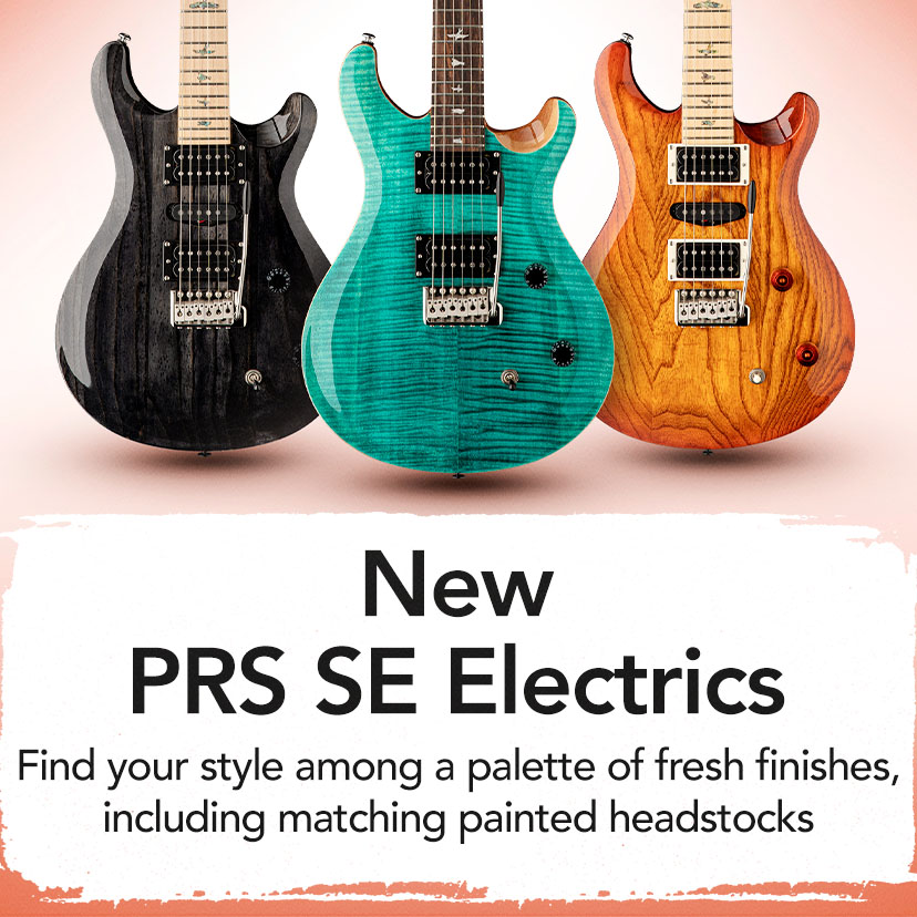 New PRS SE Electrics. Find your style among a palette of fresh finishes, including matching painted headstocks. Shop Now