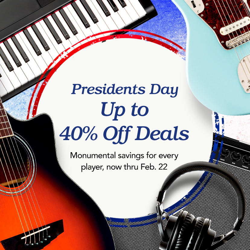 Presidents Day. Up to 40% Off Deals. Monumental savings for every player, now thru Feb. 22. Shop Now