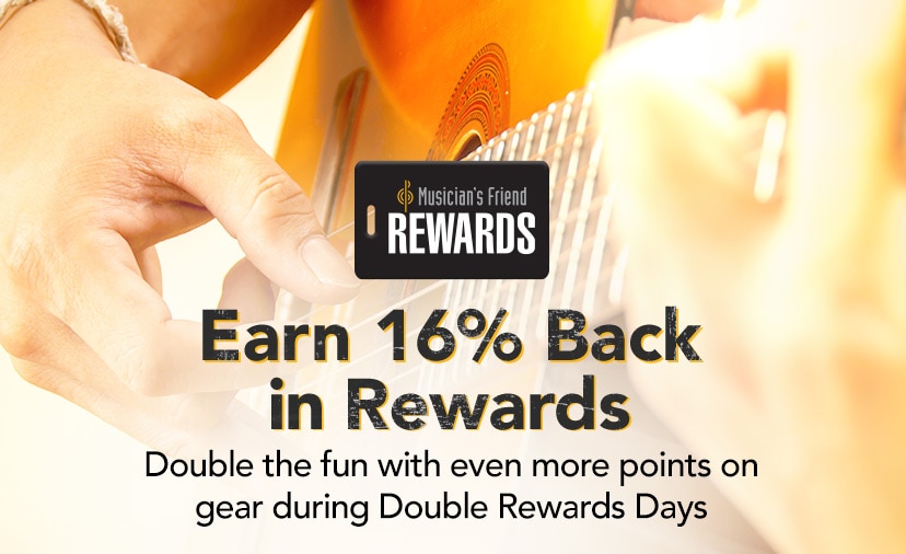 Earn 16% back in rewards. Double the fun with even more points on gear during Double Rewards Days. Log In or Sign Up