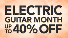 Electric Guitar Month. High-voltage savings of up to forty percent off, special financing and more. Shop Now