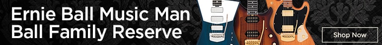 Ernie Ball Music Man Limited Ball Family Reserve. December’s Ernie Ball Music Man Ball Family Reserve run includes very special St. Vincent, StingRay and Majesty models.