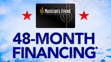 Fourth of July forty eight month financing on qualifying brand Platinum Card purchases of four hundred and ninety nine dollars  thru July seven.