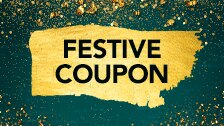 Festive Coupon. Up to fifteen percent off qualifying orders over ninety nine dollars. Code festive.  Thru Dec. thirty first. Shop Now