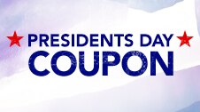 Presidents Day Coupon. Up to fifteen percent off qualifying orders over ninety nine dollars. Code presday