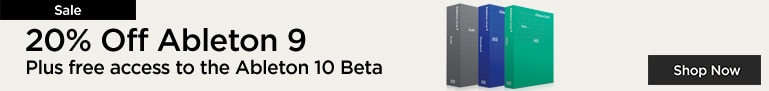 Ableton 9 - 20% off.