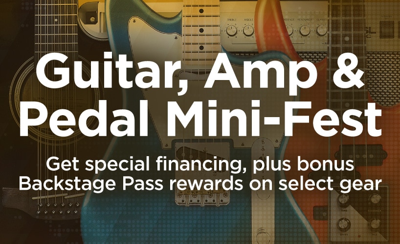 Get special financing, plus bouns backstage pass rewards on select gear